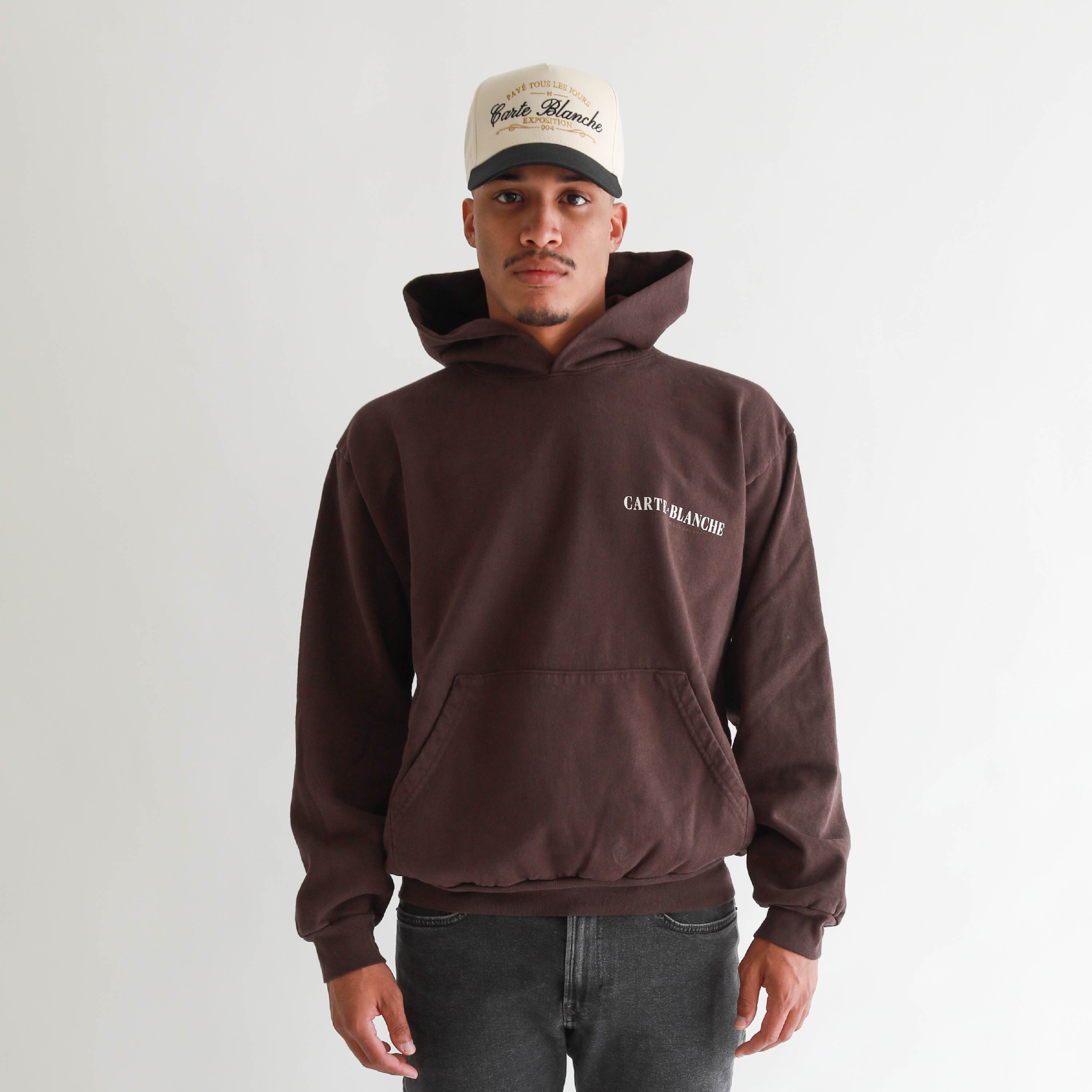 The Classic Hoodie Chocolate Carte Blanche