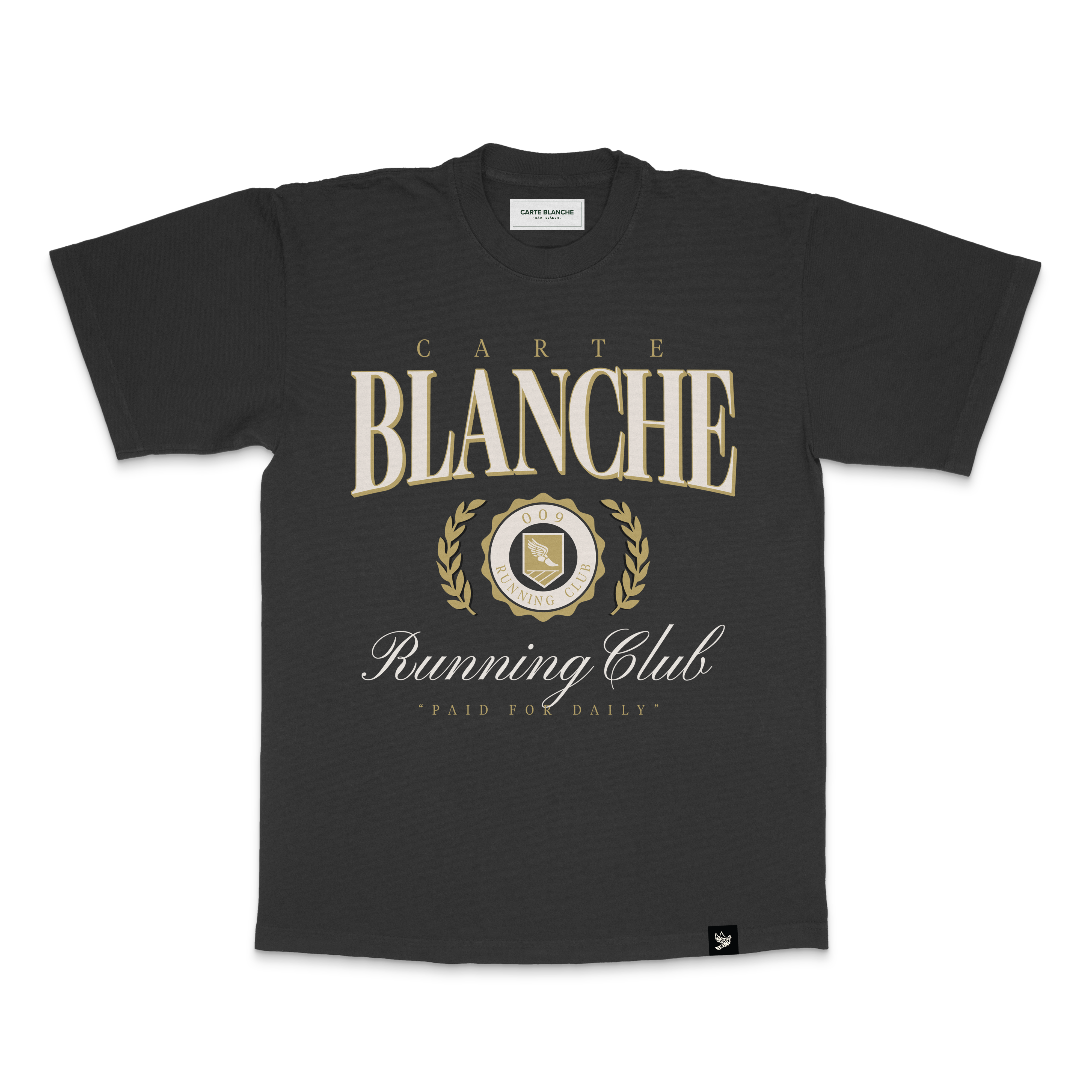 The Running Club Tee // Vintage Black