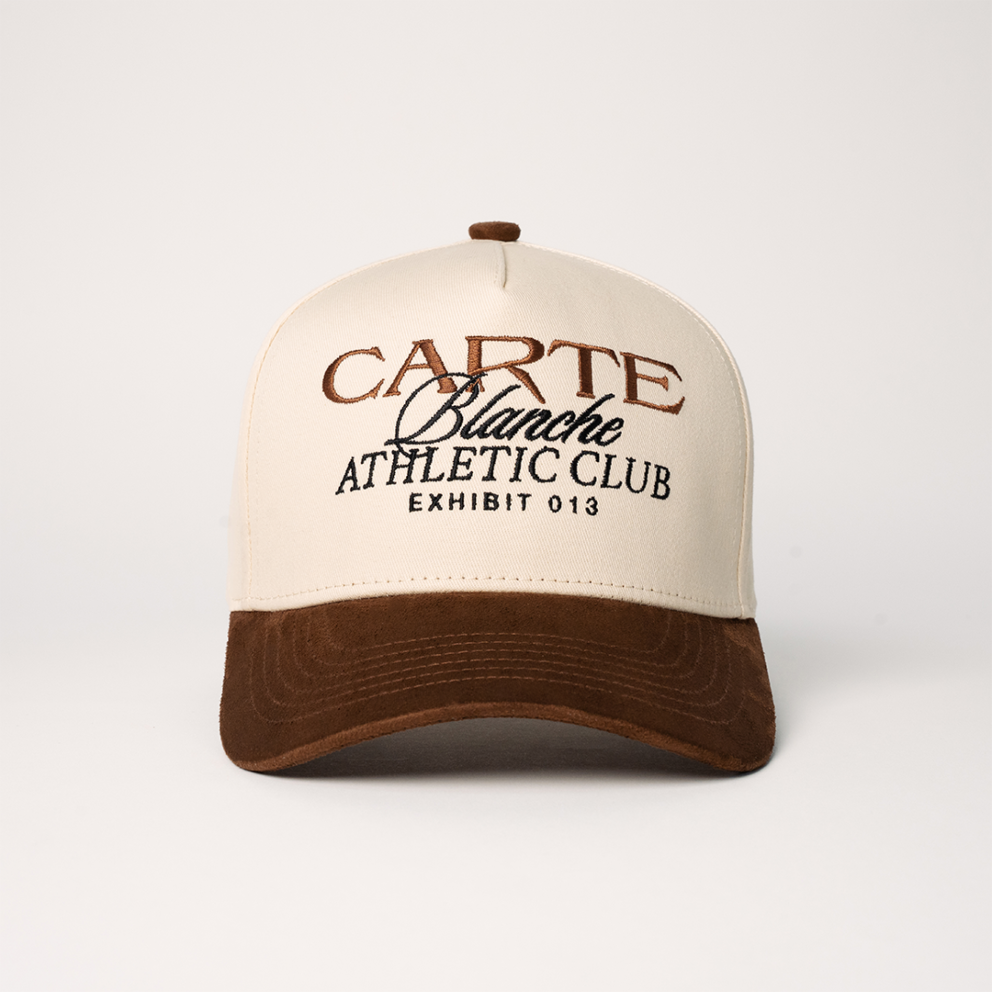 The Suede Athletic Club Snapback // Brown & Créme