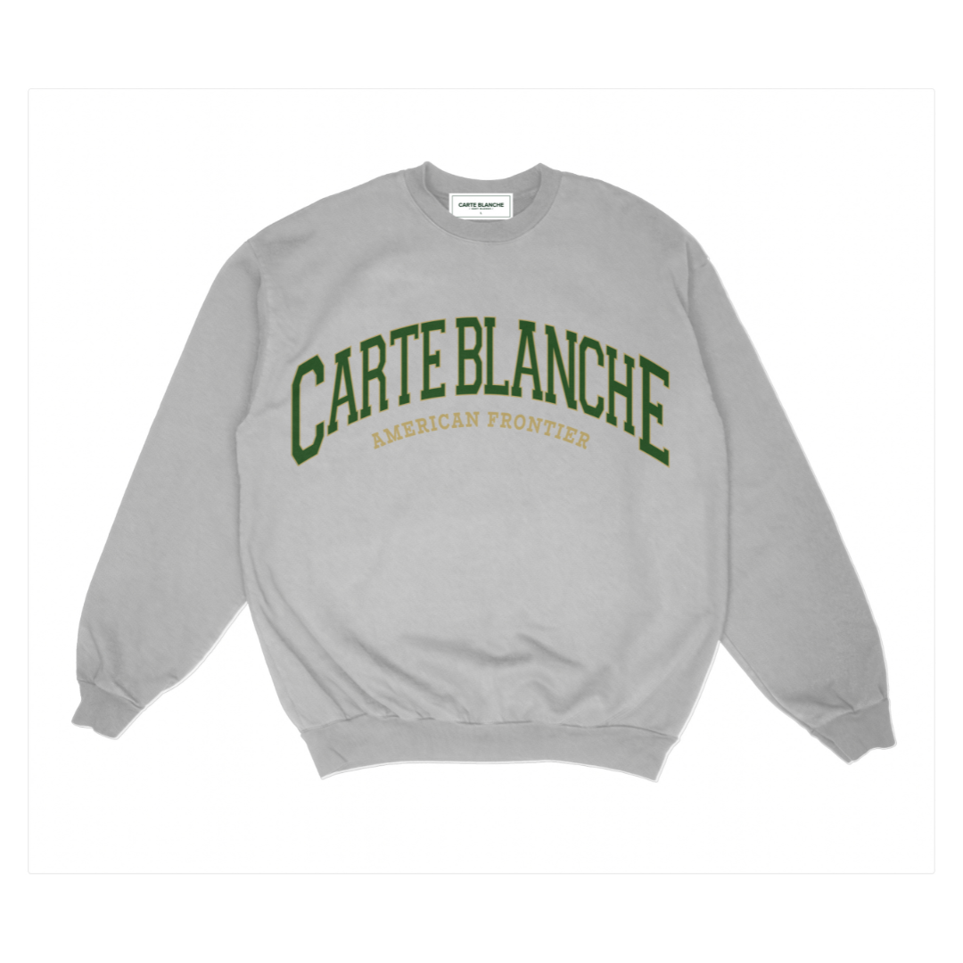 The American Frontier Crewneck // Gray