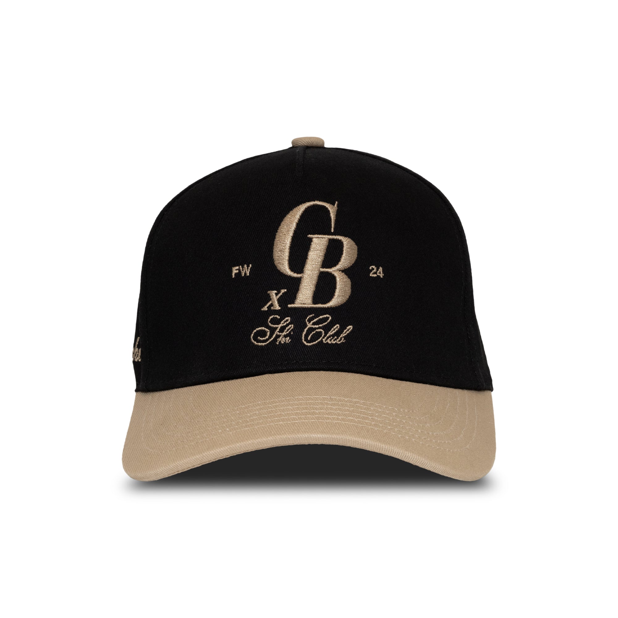 The CB Ski Club Snapback // Black & Khaki