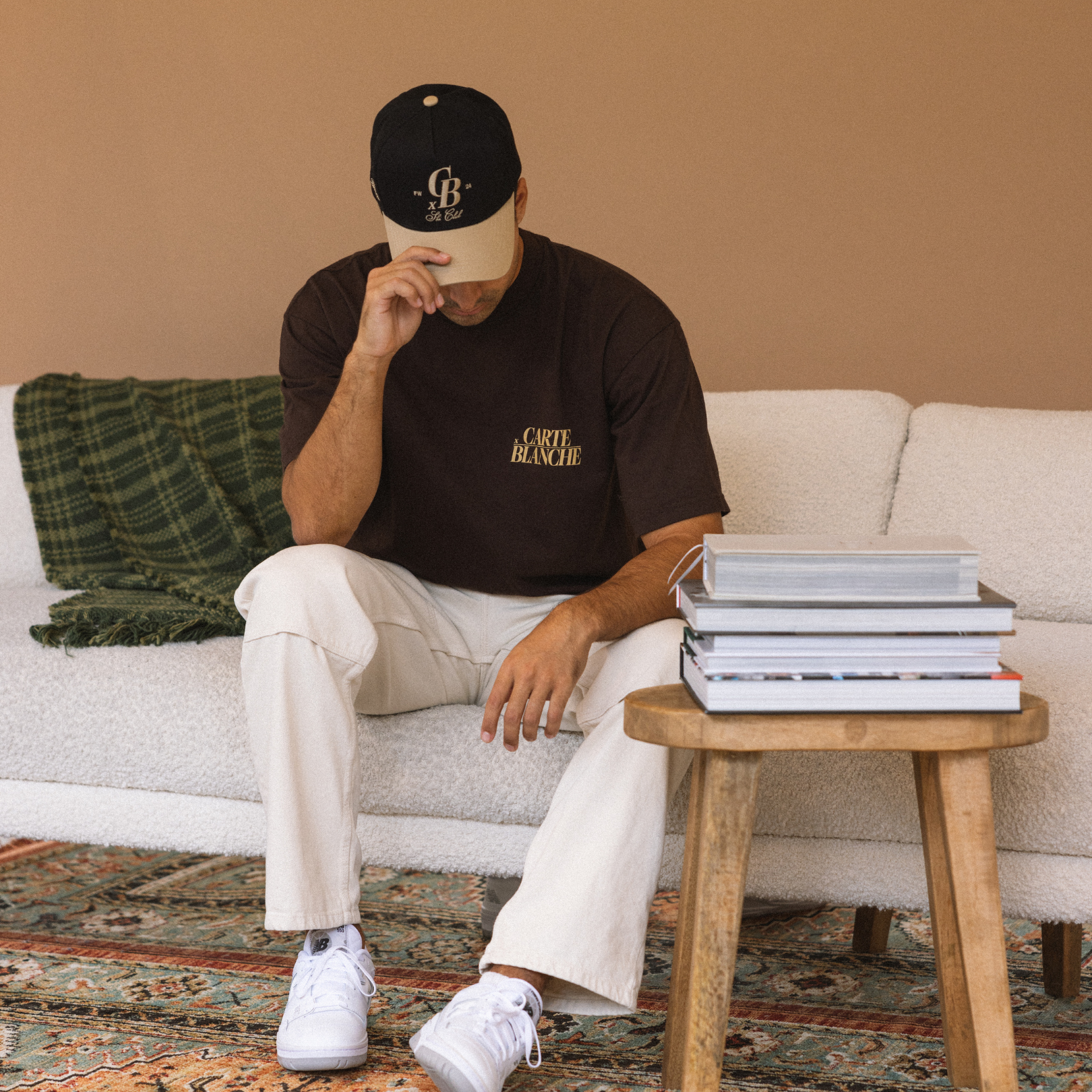 The CB Ski Club Snapback // Black & Khaki