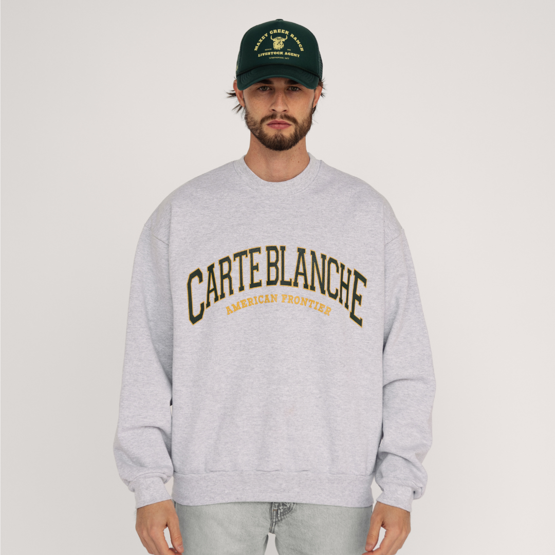 The American Frontier Crewneck // Gray