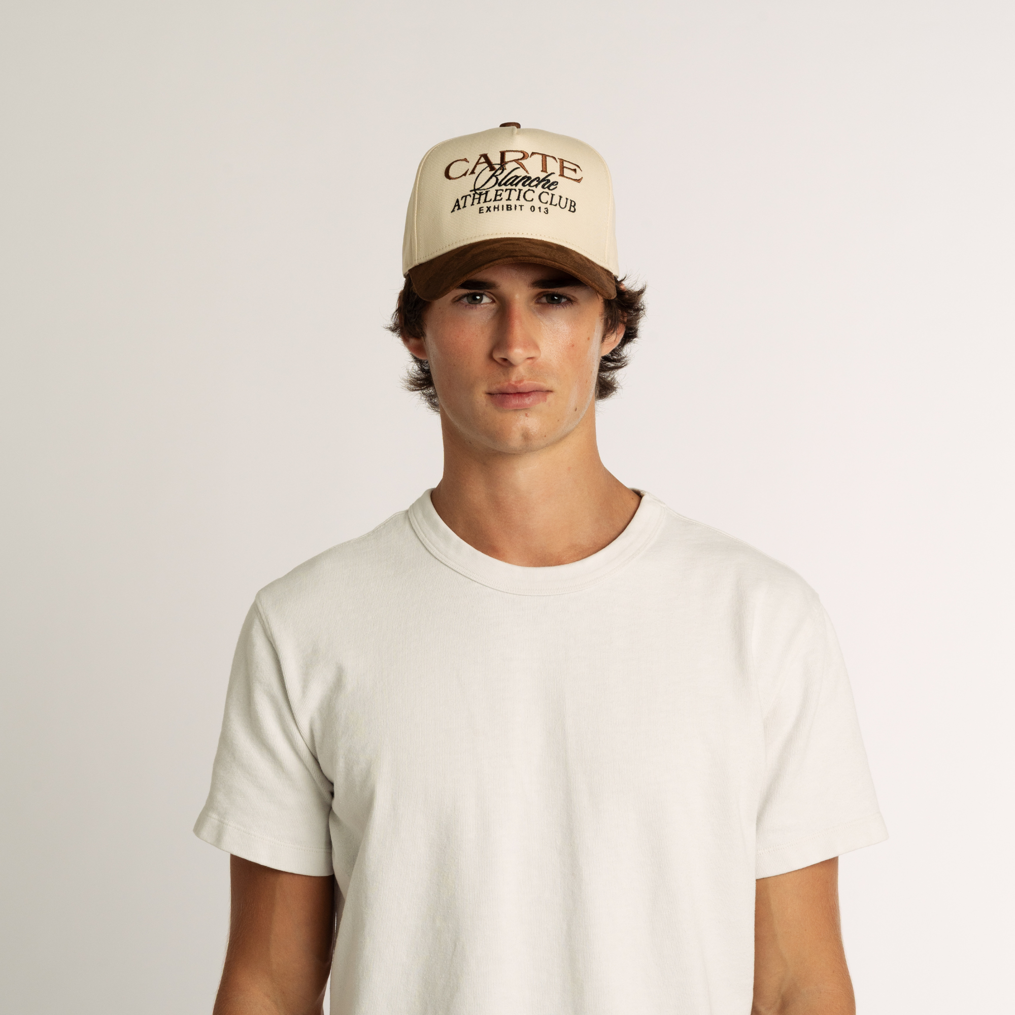 The Suede Athletic Club Snapback // Brown & Créme