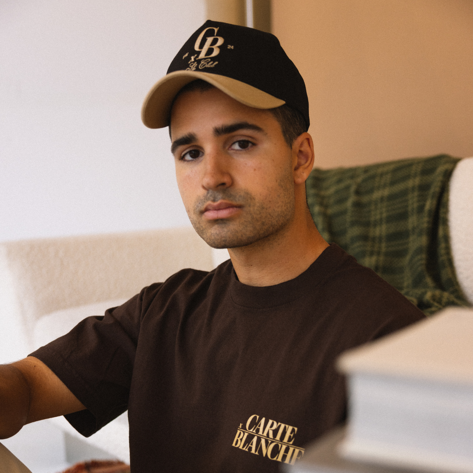 The CB Ski Club Snapback // Black & Khaki