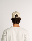 The Palm Tree Snapback // Black & Créme