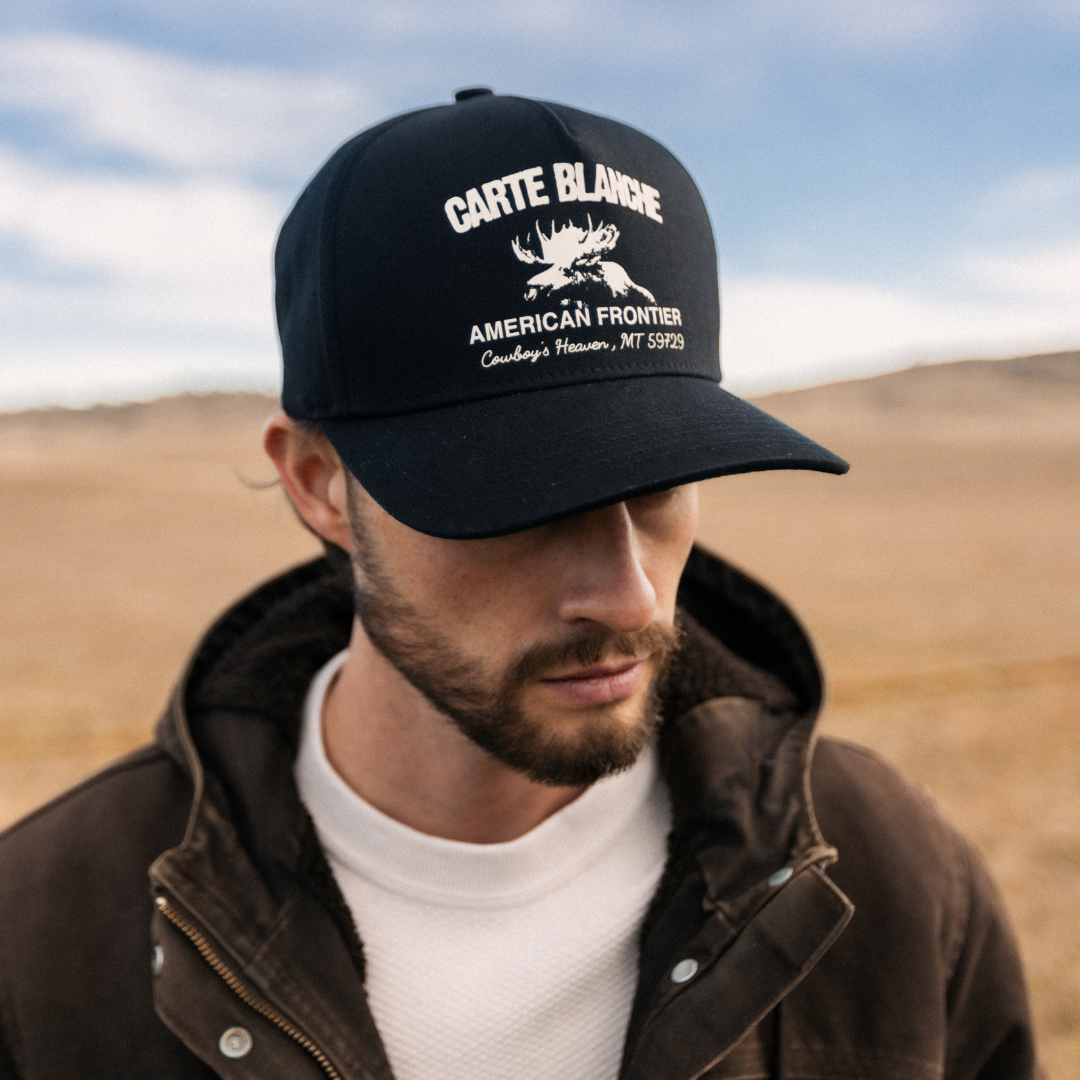 The American Frontier Snapback // Black