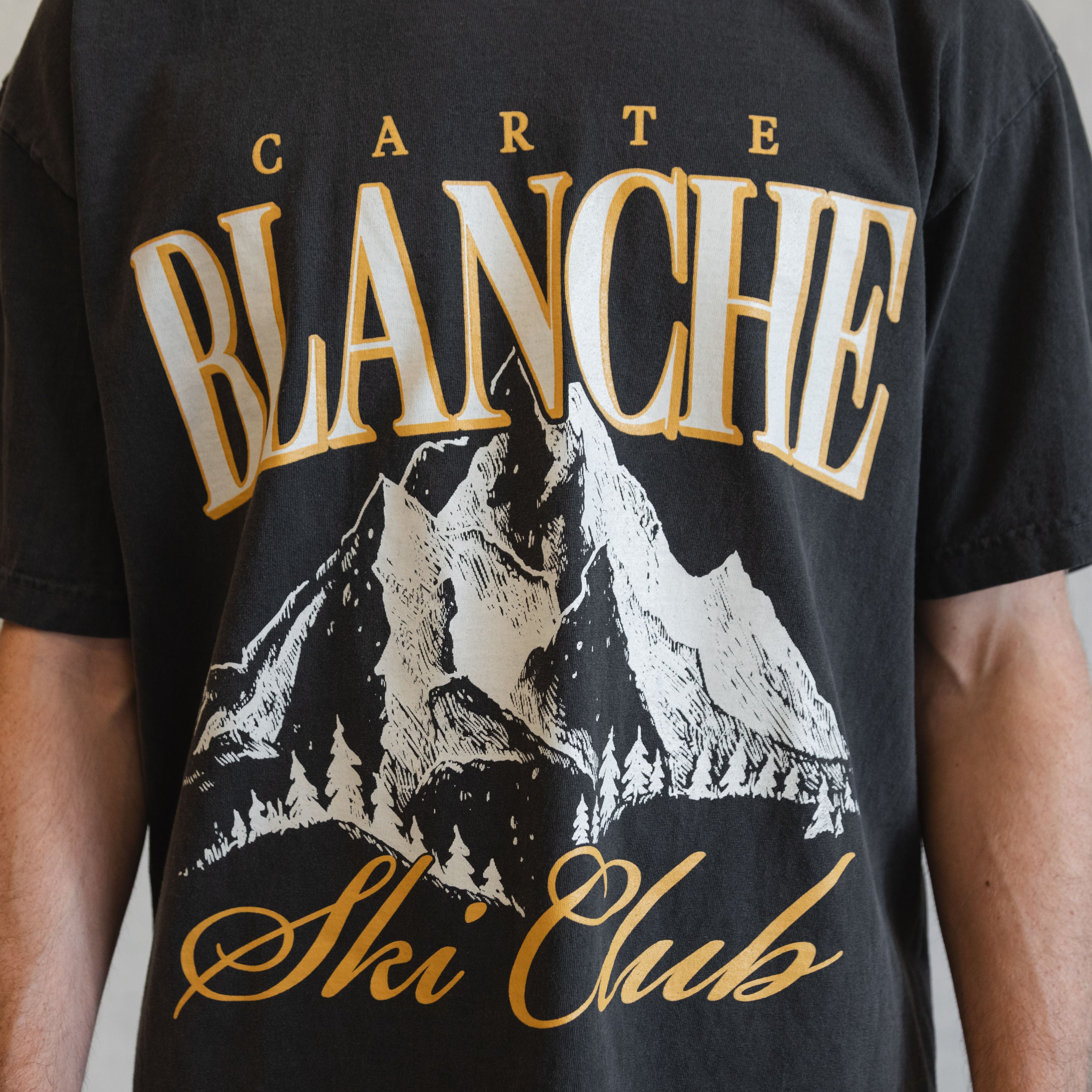 The Ski Club Tee // Vintage Black
