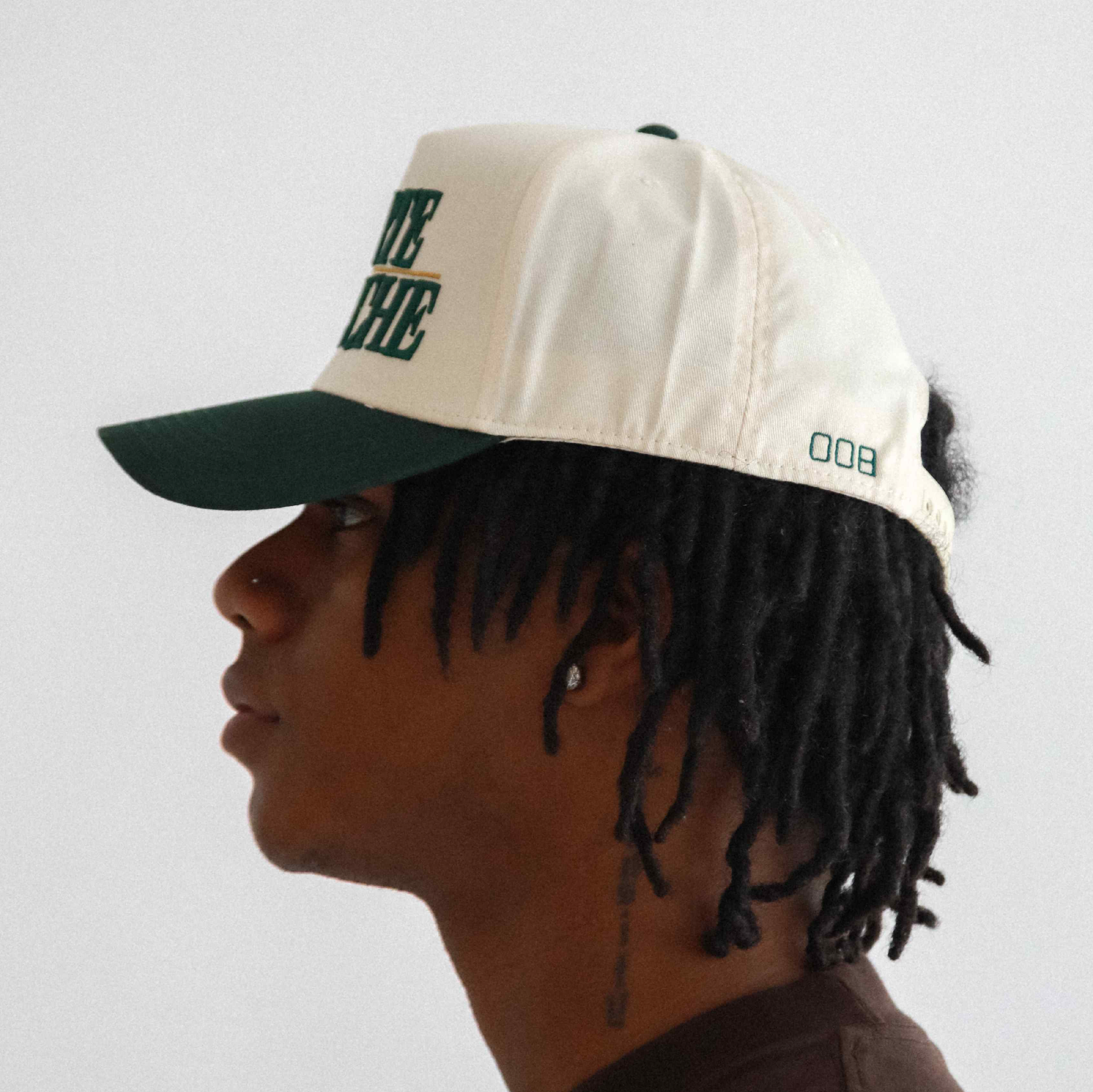 The Classic Two-Tone Snapback // Green & Créme
