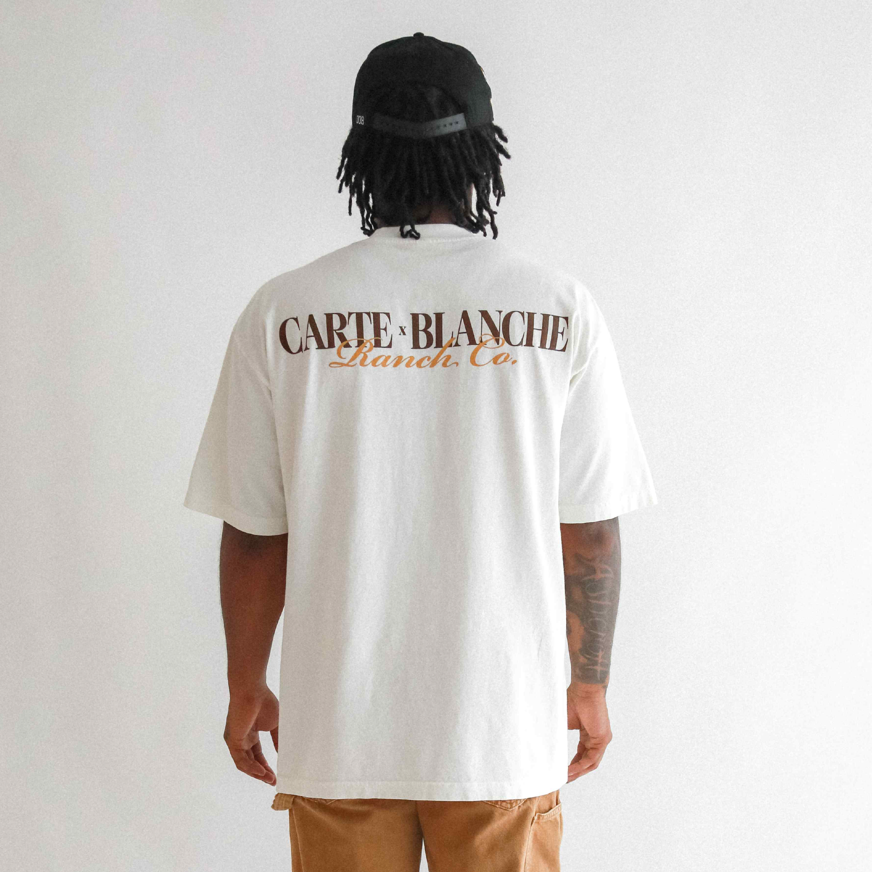The Ranch Logo Tee // Off White