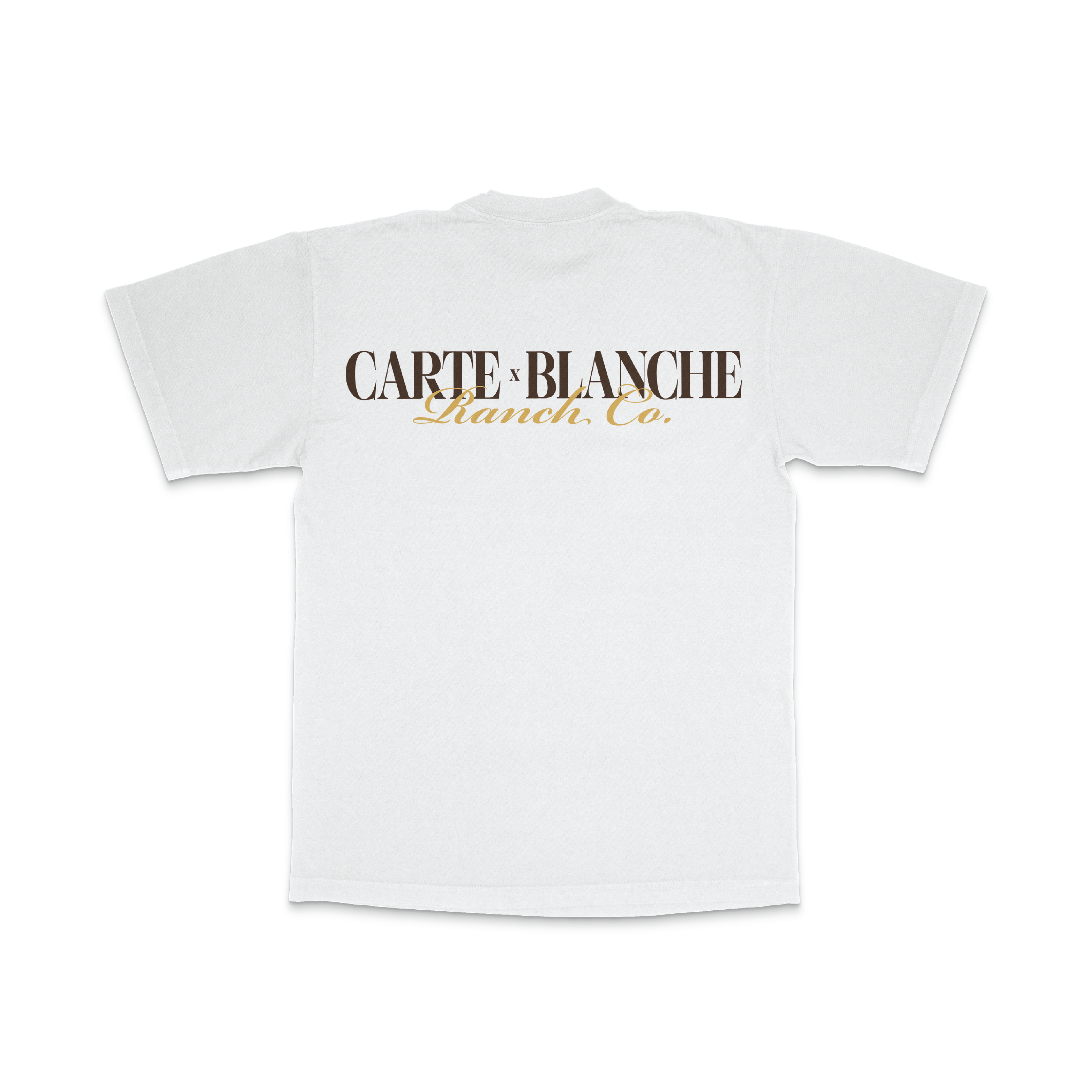 The Ranch Logo Tee // Off White