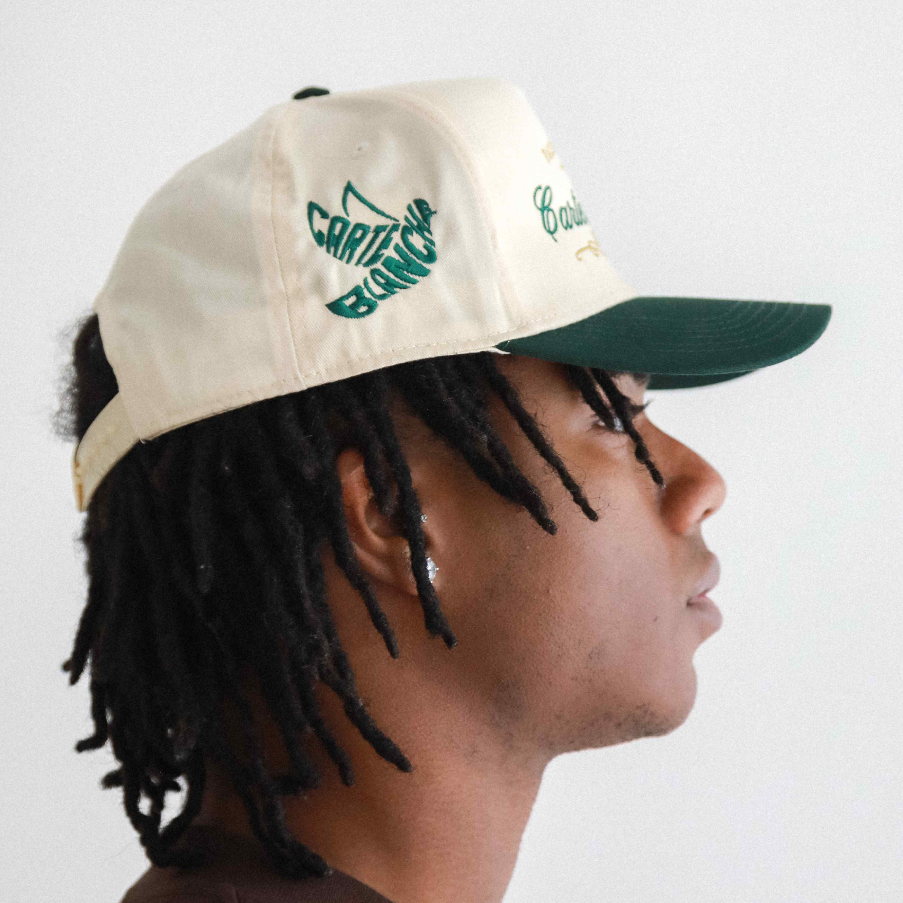 The Paid For Daily Snapback // Green & Créme