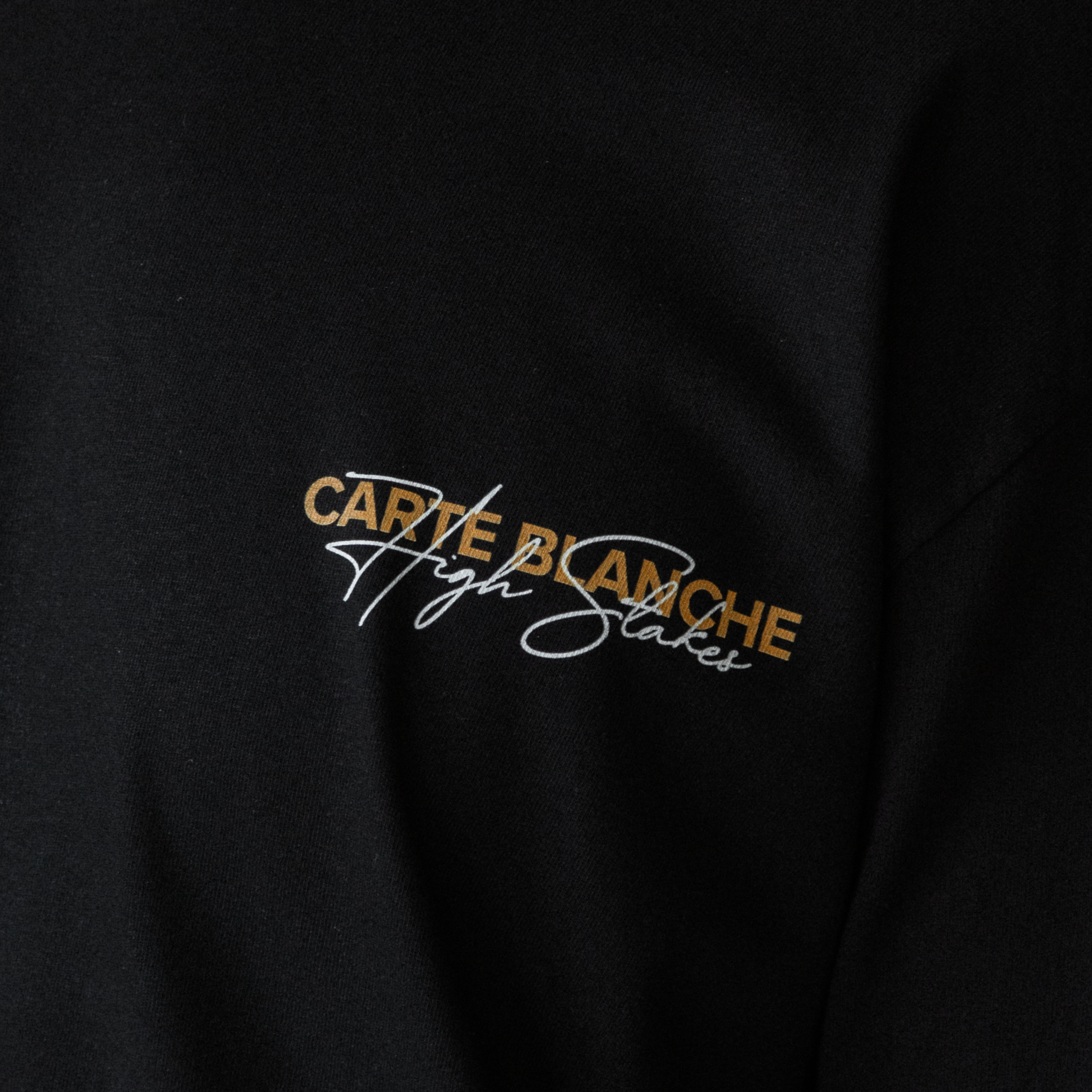 The High Stakes Signature Tee // Black