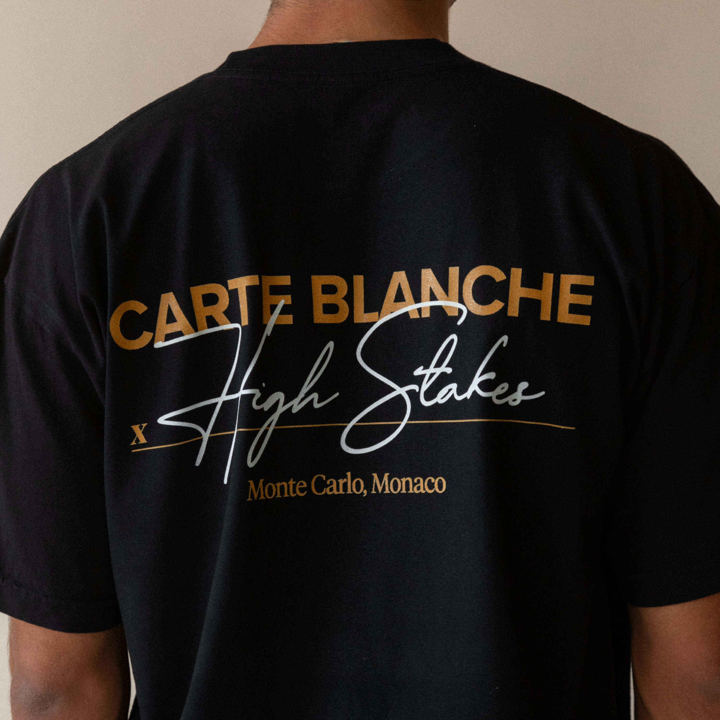 The High Stakes Signature Tee // Black