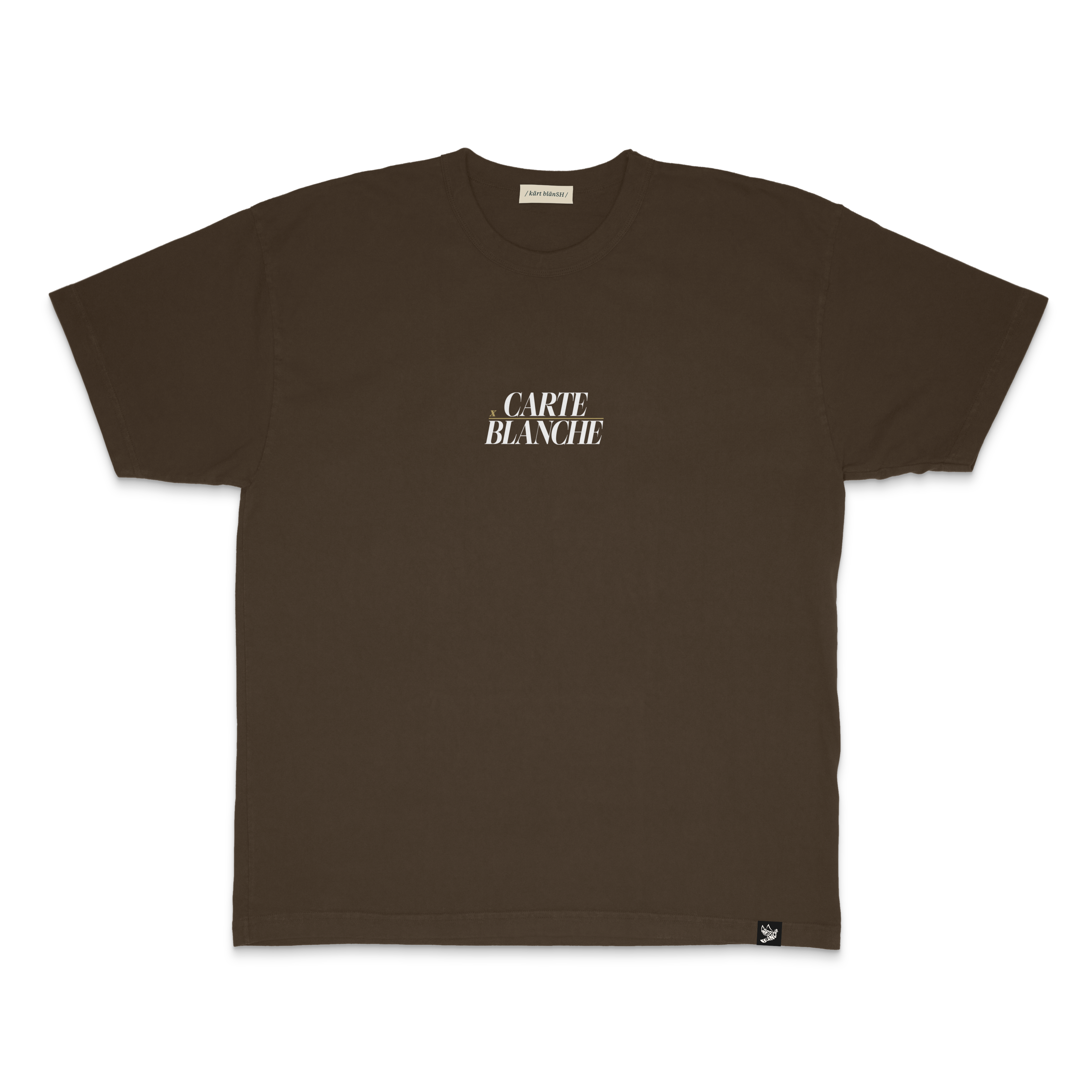 The Embroidered Classic Tee | Chocolate