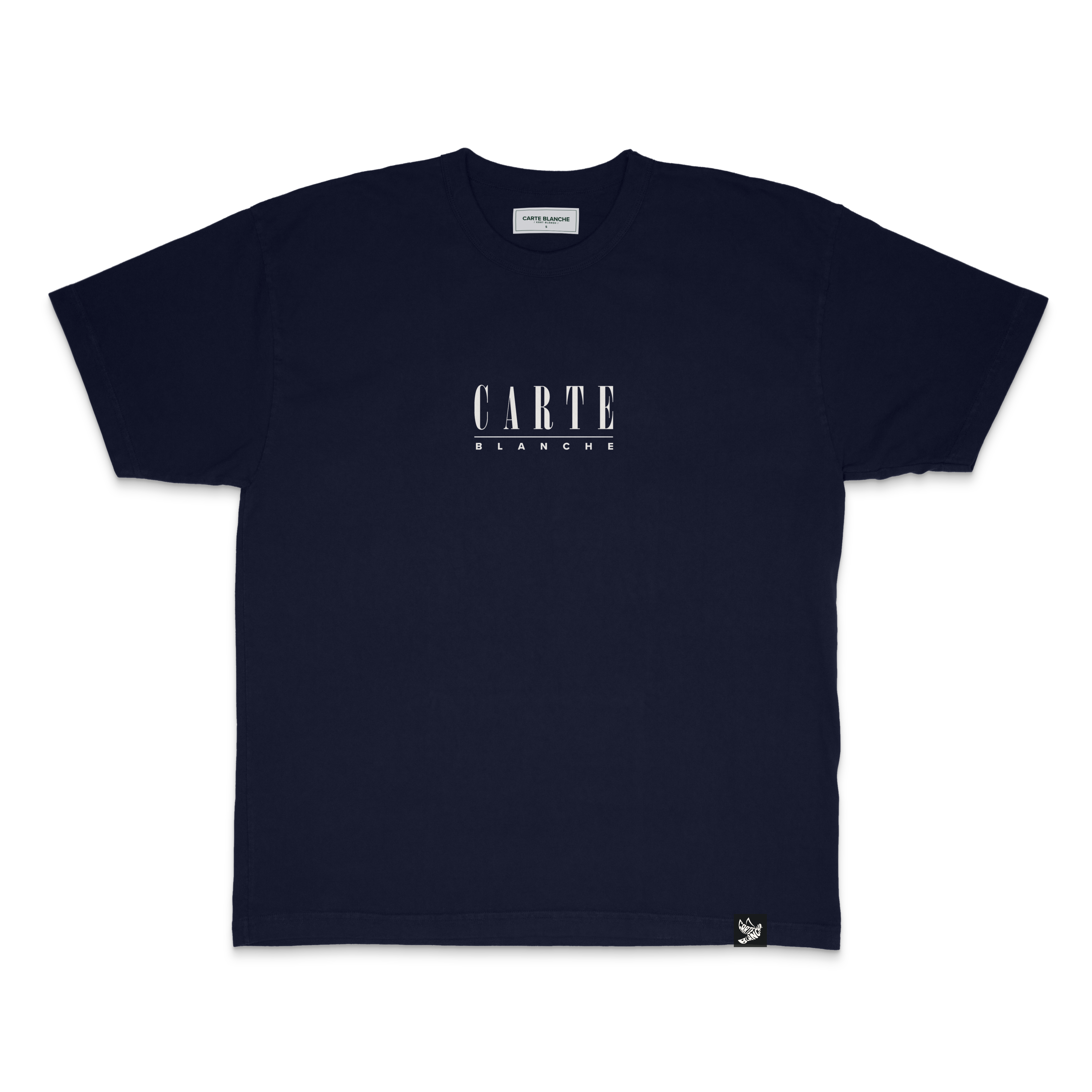The Embroidered Heritage Classic Tee // Navy