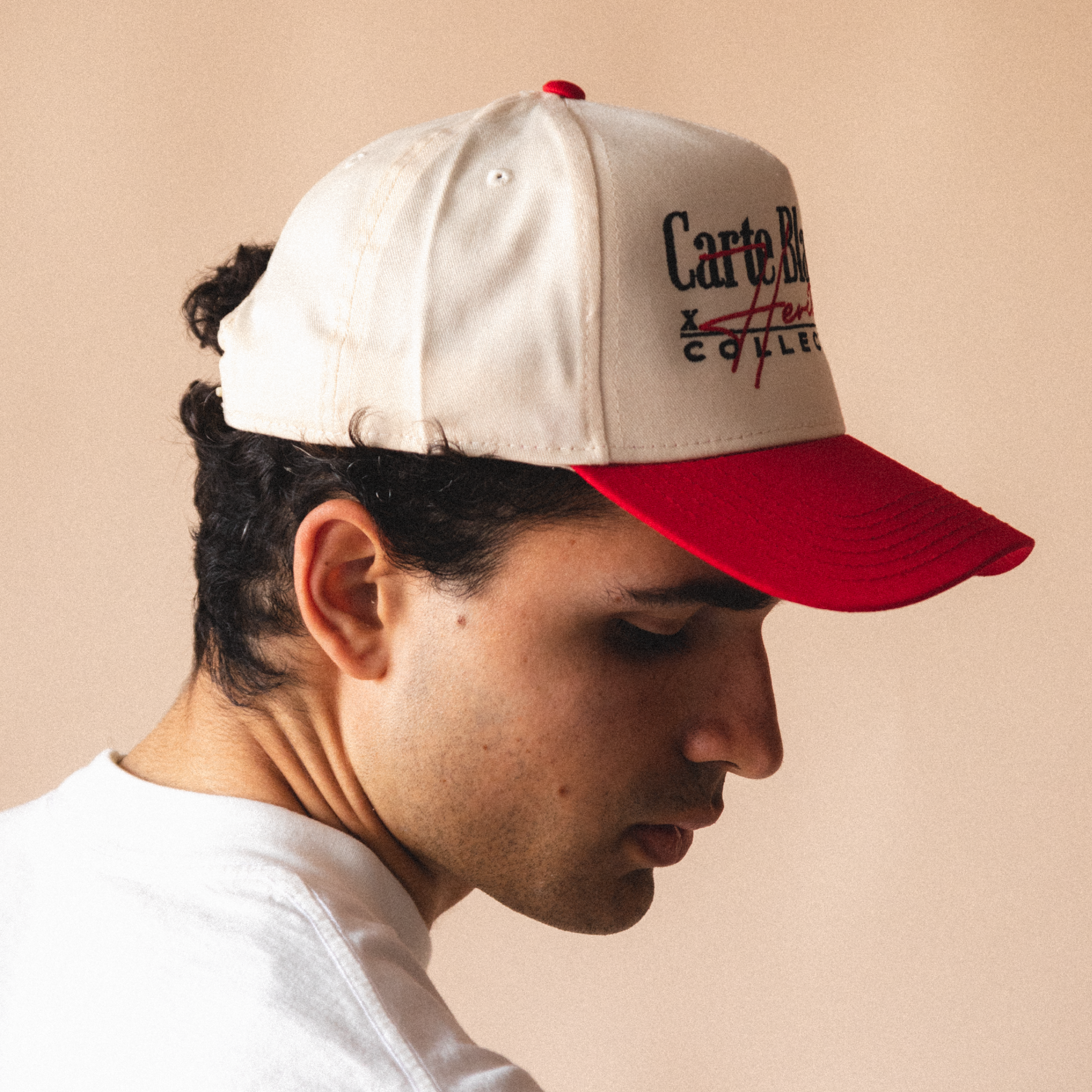 The Heritage Signature Snapback // Red & Créme
